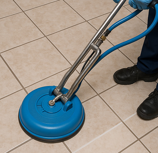Tile and Grout Cleaning Process